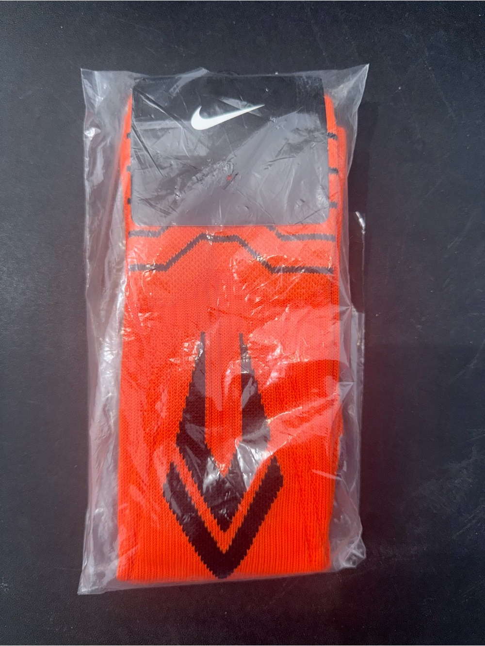 Nike Elite Vapor Orange/ Black Performance Crew Size Large